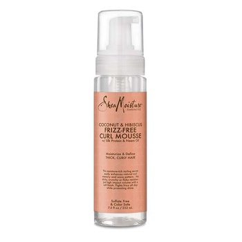 [764302290612] Shea Moisture COCONUT & HIBISCUS FRIZZ-FREE CURL MOUSSE 222ML. 
